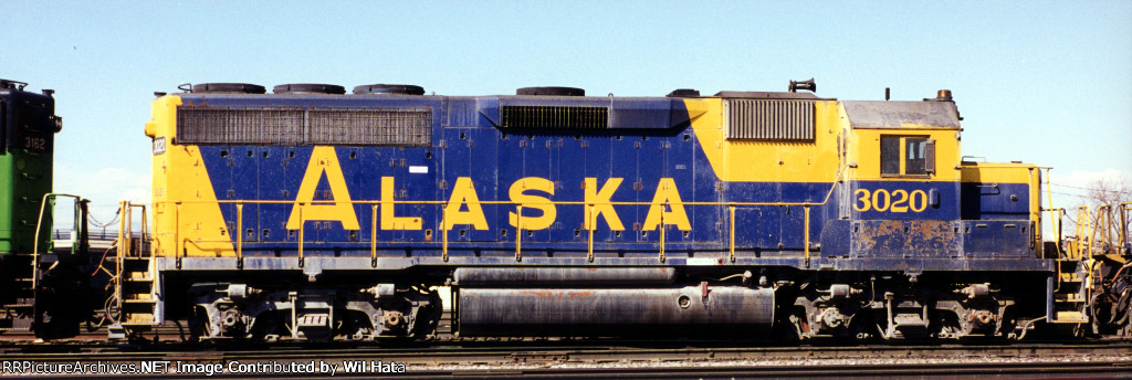Alaska Railroad GP40R 3020
